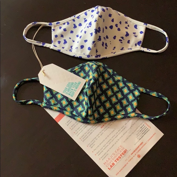 Maaji Accessories - 2 Maaji Reusable Washable Face Masks.